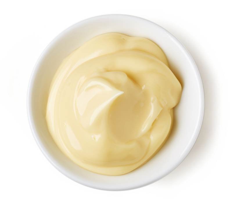 Mayonnaise is good for damaged hair and split ends